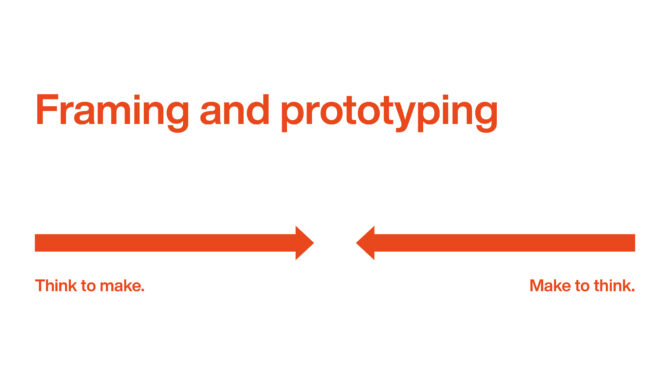 Design skills: Framing and prototyping