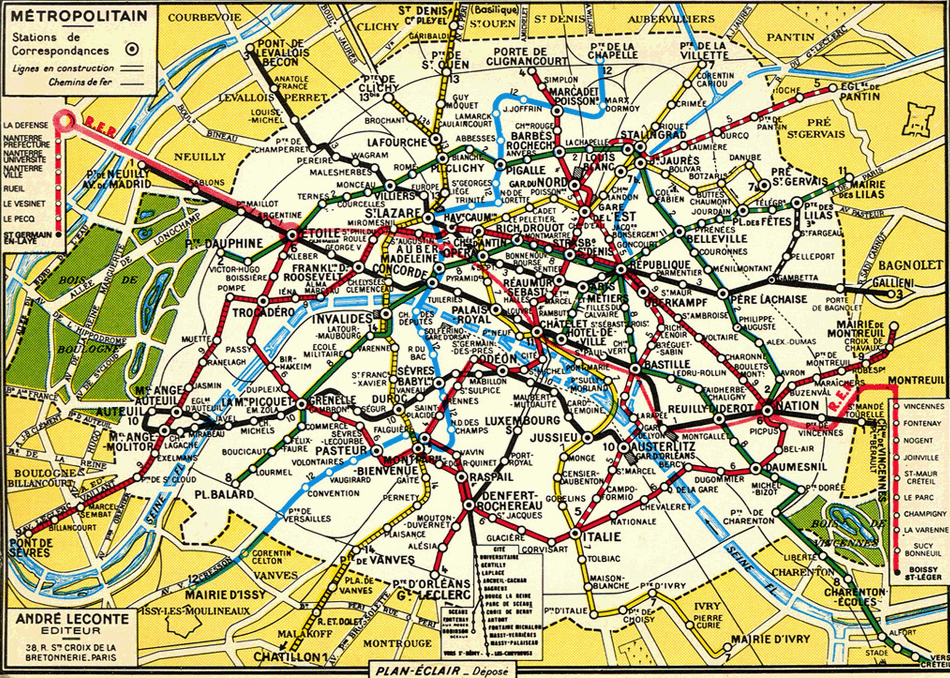 Paris Métro Map
