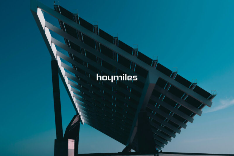 Hoymiles graphics logo with photo